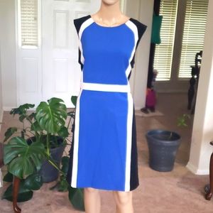 Phase Seven 14 colorblock sleeveless pencil skirt